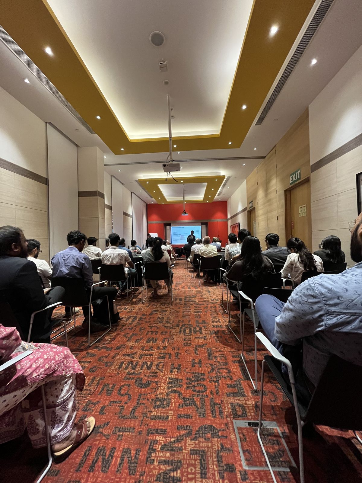 Full hall view of attendees at IAP Coimbatore