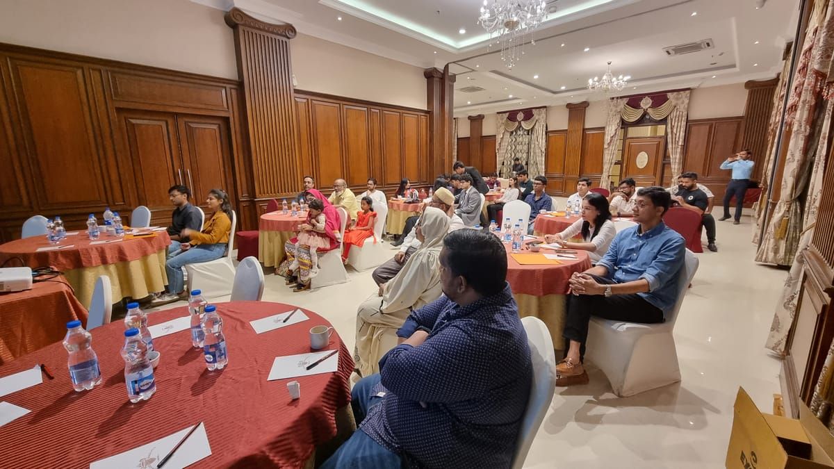 Full audience at IAP event