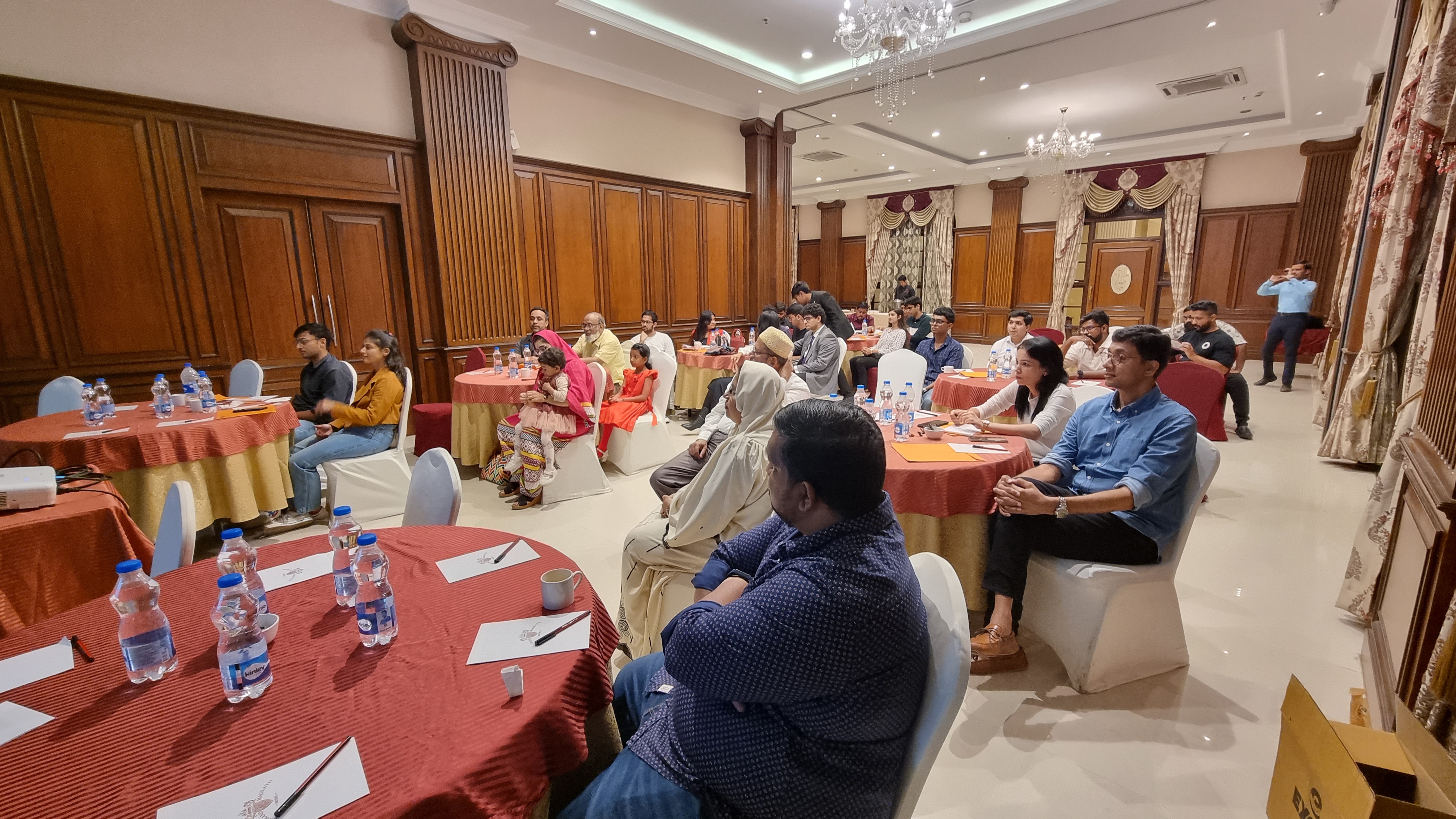 Full audience at IAP event