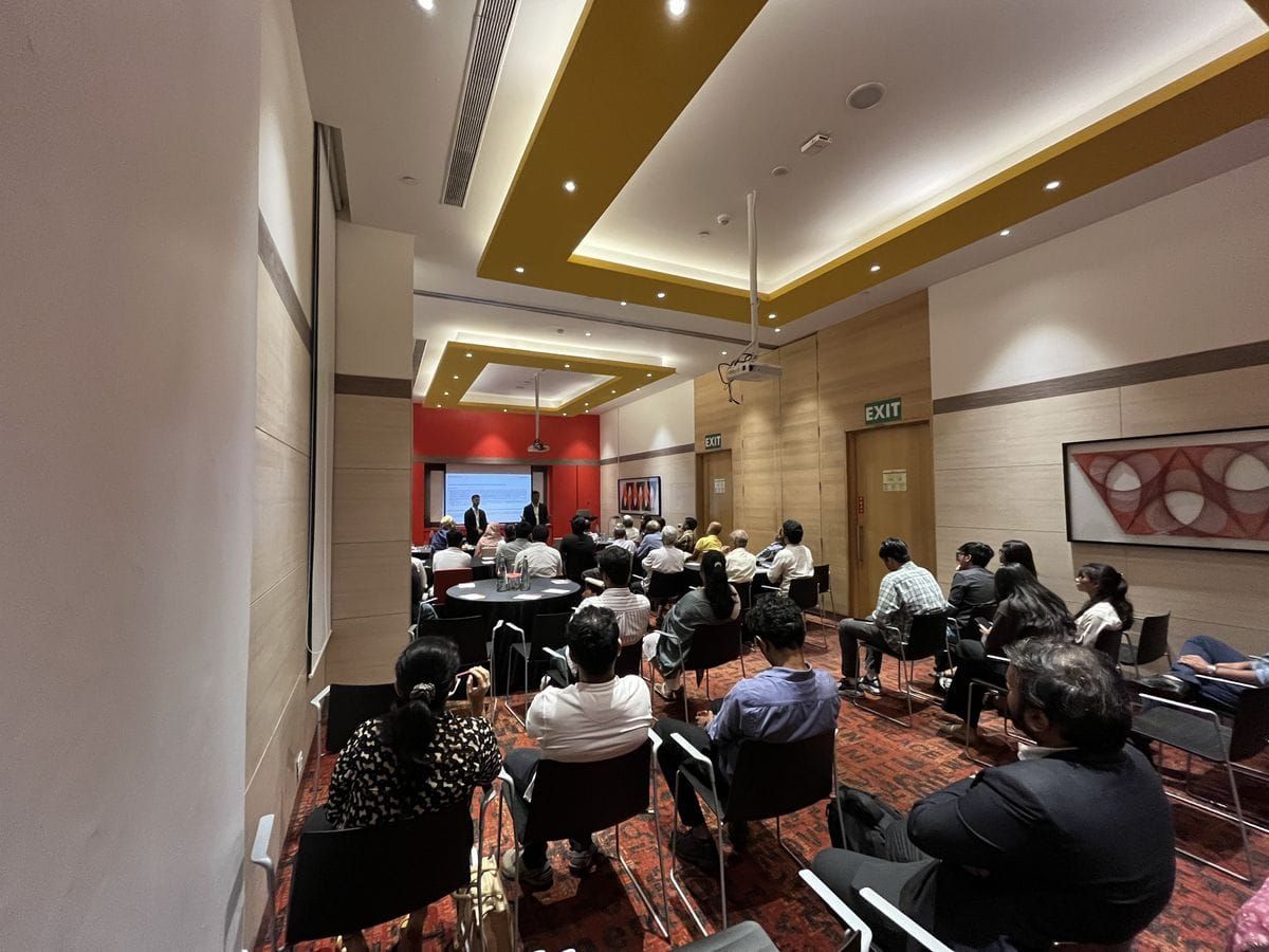 Wide angle of IAP session at Ibis Hotel